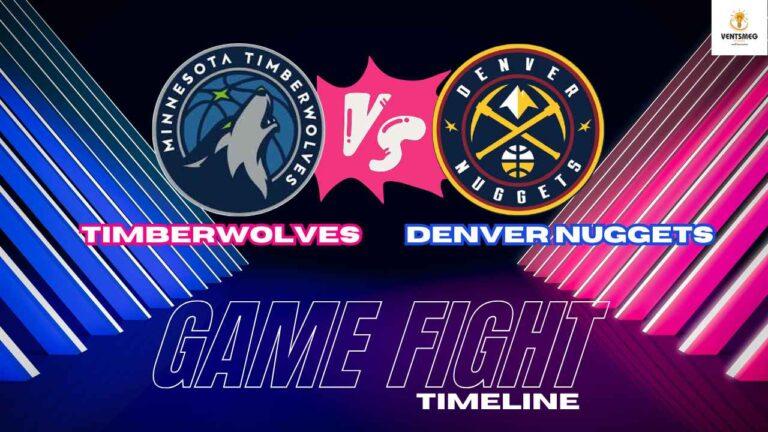 Timberwolves vs Denver Nuggets Timeline